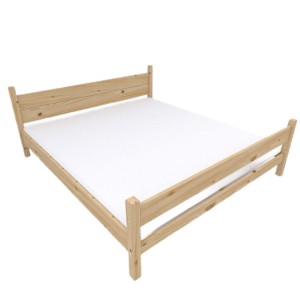  Łóżko drewniane 180x200 BLISS + stelaż