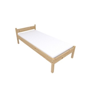 Łóżko drewniane 70x200 FOREST +stelaż podwyższone