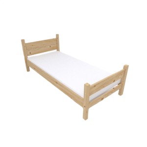 Łóżko drewniane 70x200 BLISS + stelaż