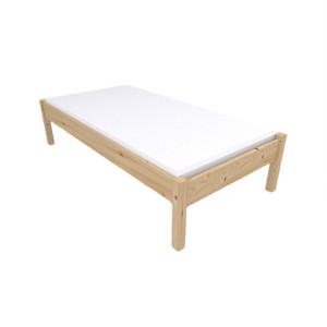 Łóżko drewniane 100x180 + stelaż podwyższone MELO