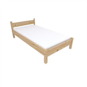 Łóżko drewniane 70x180 + stelaż MOSS