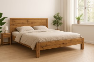 Łóżko dębowe 180x200 Lite- Oak Line