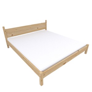 Łóżko drewniane 180x200 LEAF + stelaż