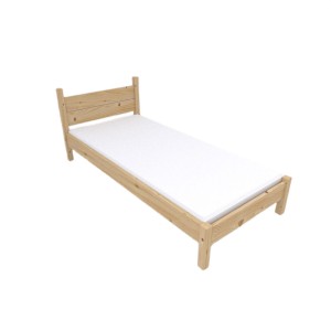 Łóżko drewniane 80x200 LEAF + stelaż 