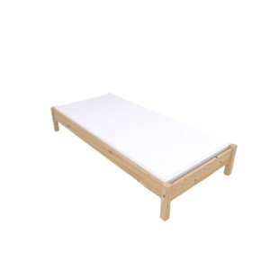 Łóżko drewniane 80x200 NATURE + stelaż