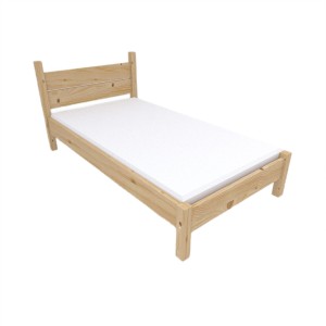 Łóżko drewniane 100x180 + stelaż BEAM
